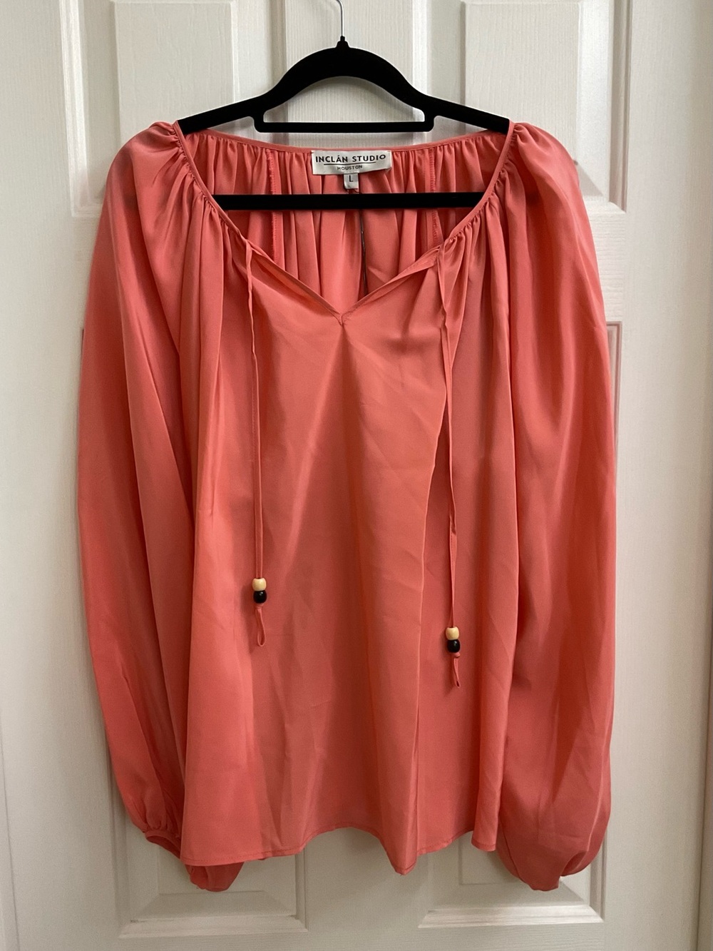INCLAN STUDIO Silk Blouse NWT Size L